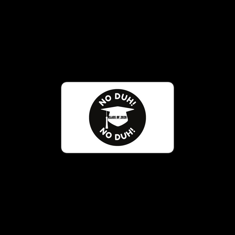 Class of 2026 Bubble-free stickers