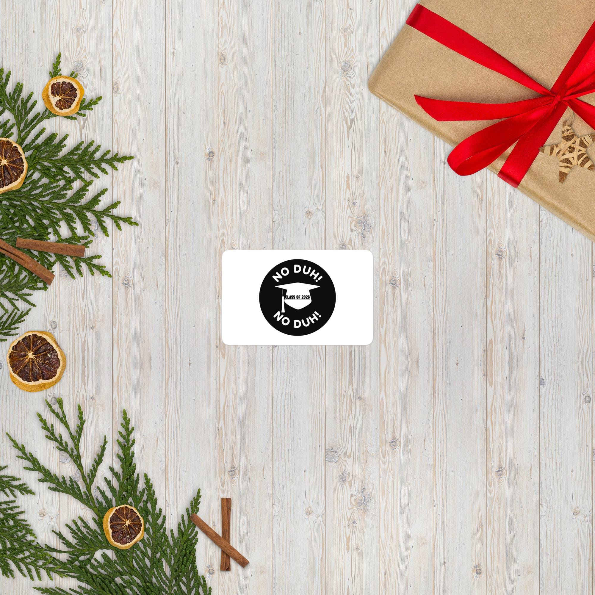 Class of 2026 Bubble-free stickers