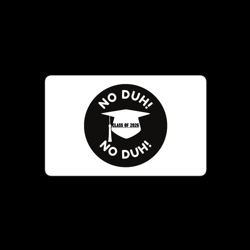 Class of 2026 Bubble-free stickers