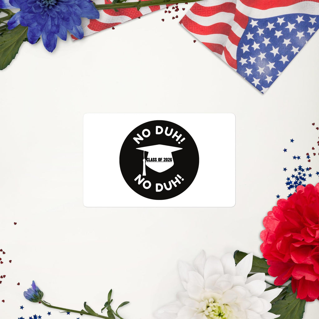 Class of 2026 Bubble-free stickers